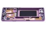Replacement OLED Assembly With Frame Compatible with Samsung Galaxy S9 Plus (Refurbished) (Lilac Purple)