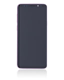 Replacement OLED Assembly With Frame Compatible with Samsung Galaxy S9 Plus (Refurbished) (Lilac Purple)