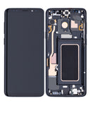 Replacement OLED Assembly With Frame Compatible with Samsung Galaxy S9 Plus (Refurbished) (Midnight Black)