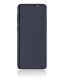 Replacement OLED Assembly With Frame Compatible with Samsung Galaxy S9 Plus (Refurbished) (Midnight Black)