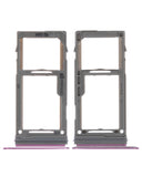 Replacement Single Sim Card Tray Compatible with Samsung Galaxy S9 / S9 Plus (Lilac Purple)