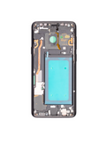 Replacement Mid-Frame Housing Compatible with Samsung Galaxy S9 Plus (With SmallParts) (Midnight Black Frame)