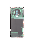 Replacement Back Cover Glass With Camera Lens Compatible with Samsung Galaxy S9 Plus (No Logo) (Aftermarket Plus) (Midnight Black)