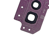 Replacement Back Camera Lens With Bracket / Bezel Compatible with Samsung Galaxy S9 Plus (Purple)