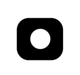 Replacement Back Camera Lens With Bracket / Bezel Compatible with Samsung Galaxy S9 (Midnight Black)