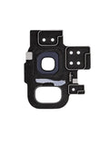 Replacement Back Camera Lens With Bracket / Bezel Compatible with Samsung Galaxy S9 (Midnight Black)