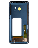 Replacement Mid-Frame Housing Compatible with Samsung Galaxy S9 Plus (With SmallParts) (Coral Blue Frame)