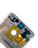 Replacement Mid-Frame Housing Compatible with Samsung Galaxy S9 Plus (With Small Parts) (Sunrise Gold Frame)