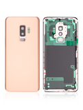 Replacement Back Cover Glass With Camera Lens Compatible with Samsung Galaxy S9 Plus (No Logo) (Aftermarket Plus) (Sunrise Gold)