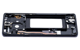 Replacement Mid-Frame Housing Compatible with Samsung Galaxy S9 (With SmallParts) (Midnight Black Frame)