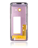 Replacement Mid-Frame Housing Compatible with Samsung Galaxy S9 (With SmallParts) (Lilac Purple Frame)
