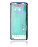 Replacement Mid-Frame Housing Compatible with Samsung Galaxy S9 (With SmallParts) (Coral Blue Frame)