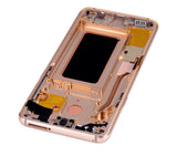 Replacement OLED Assembly With Frame Compatible with Samsung Galaxy S9 Plus (Refurbished) (Sunrise Gold)