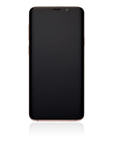 Replacement OLED Assembly With Frame Compatible with Samsung Galaxy S9 Plus (Refurbished) (Sunrise Gold)