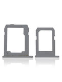 Replacement Sim And SD Card Tray Compatible with Samsung Galaxy Tab S2 8.0" (T715 / T719) (2015) (3G Version) (2 Piece Set) (White)