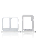 Replacement Dual Sim Card Tray Compatible with Samsung Galaxy A9 Pro (A910 / 2016) (White) (2 Piece Set)