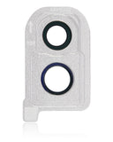 Replacement Back Camera Glass Lens and Cover Bezel Compatible with Samsung Galaxy A40 (A405 / 2019) (White)