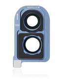 Replacement Back Camera Glass Lens and Cover Bezel Compatible with Samsung Galaxy A40 (A405 / 2019) (Blue)