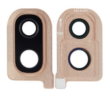 Replacement Back Camera Glass Lens And Cover Bezel Compatible with Samsung Galaxy A40 (A405 / 2019) (Coral)
