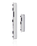 Replacement Hard Buttons (Power / Volume) Compatible with Samsung Galaxy M30 (M305 / 2019) (White)