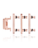 Replacement Hard Buttons (Power / Volume / Switch) Compatible with Apple iPhone 7 Plus (Rose Gold)