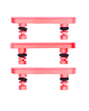 Replacement Hard Buttons (Power / Volume / Switch) Compatible with Apple iPhone 7 Plus (Red)