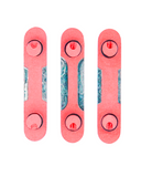 Replacement Hard Buttons (Power / Volume / Switch) Compatible with Apple iPhone 7 Plus (Red)