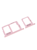 Replacement Sim Card Tray Compatible with Samsung Galaxy J7 Pro (J730 / 2017) (Pink)