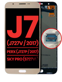 Replacement LCD Assembly Without Frame Only Compatible with Samsung Galaxy J7 Perx (J727P / 2017) / J7 (J727V / 2017) / Sky Pro (S727VL) (Aftermarket Plus) (Gold)