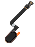 Replacement Home Button With Fingerprint Sensor Flex Cable Compatible with Motorola Moto G5S (XT1797 / 2017) (Black)