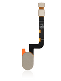 Replacement Home Button With Fingerprint Sensor Flex Cable Compatible with Motorola Moto G5S (XT1797 / 2017) (White)