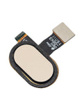 Replacement Home Button With Flex Cable Compatible with Motorola Moto E4 (XT1763 / 2017) / E4 Plus (XT1774 / 2017) (Gold)