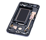 Replacement OLED Assembly With Frame Compatible with Samsung Galaxy S9 Plus (Aftermarket Plus) (Midnight Black)