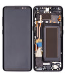 Replacement OLED Assembly With Frame Compatible with Samsung Galaxy S8 (Blemish: Grade B) (Midnight Black)