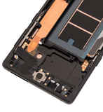 Replacement OLED Assembly With Frame Compatible with Samsung Galaxy Note 9 (Aftermarket Plus) (Midnight Black)