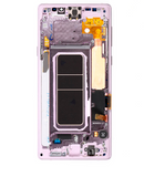 Replacement OLED Assembly With Frame Compatible with Samsung Galaxy Note 9 (Aftermarket Plus) (Lavender Purple)
