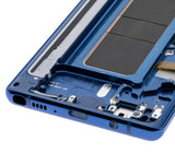 Replacement OLED Assembly With Frame Compatible with Samsung Galaxy Note 8 (Aftermarket Plus) (Deep sea Blue)