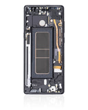 Replacement OLED Assembly With Frame Compatible with Samsung Galaxy Note 8 (Aftermarket Plus) (Midnight Black)
