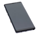Replacement OLED Assembly With Frame Compatible with Samsung Galaxy Note 8 (Aftermarket Plus) (Midnight Black)
