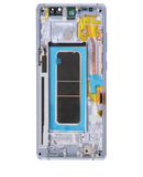 Replacement OLED Assembly With Frame Compatible with Samsung Galaxy Note 8 (Aftermarket Plus) (Orchid Gray)