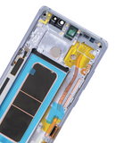 Replacement OLED Assembly With Frame Compatible with Samsung Galaxy Note 8 (Aftermarket Plus) (Orchid Gray)
