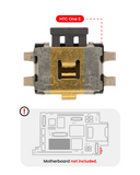 Replacement Power Button Clicker Compatible with HTC One S