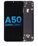 Replacement LCD Assembly With Frame (Without Finger Print Sensor) Compatible with Samsung Galaxy A50 (A505 / 2019) (US Version) (Aftermarket: Incell) (All Colors)