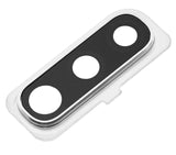 Replacement Back Camera Lens With Cover Bezel Ring Compatible with Samsung Galaxy A50 (A505 / 2019) (White)