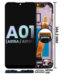 Replacement LCD Assembly With Frame Compatible with Samsung Galaxy A01 (A015A / A015F) (Micro USB Frame / Narrow FPC Connector) (Service Pack) (All Colors)