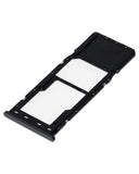 Replacement Single Sim Card Tray Compatible with Samsung Galaxy A10 (A105 / 2019) (Black)