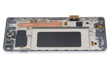 Replacement LCD Assembly With Frame (Without Finger Print Sensor) Compatible with Samsung Galaxy S10 (Aftermarket Plus: TFT) (Prism Black)