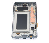 Replacement LCD Assembly With Frame (Without Finger Print Sensor) Compatible with Samsung Galaxy S10 (Aftermarket Plus: TFT) (Prism Black)
