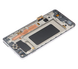 Replacement LCD Assembly With Frame (Without Finger Print Sensor) Compatible with Samsung Galaxy S10 (Aftermarket Plus: TFT) (Prism Black)