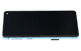 Replacement LCD Assembly With Frame (Without Finger Print Sensor) Compatible with Samsung Galaxy S10 (Aftermarket Plus: TFT) (Prism Blue)